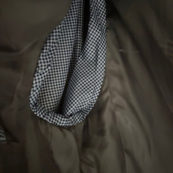 Izod Blazer Men 40R Gray 100% Silk Sport Coat 2 Button Blazer Herringbone Jacket - Picture 7 of 11